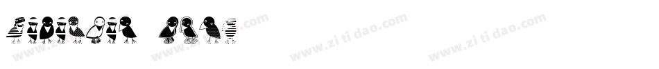 Jamaican Crow字体转换